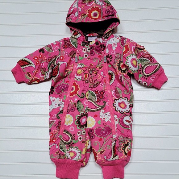 Hanna Andersson Floral Insulated One-Piece Snowsuit